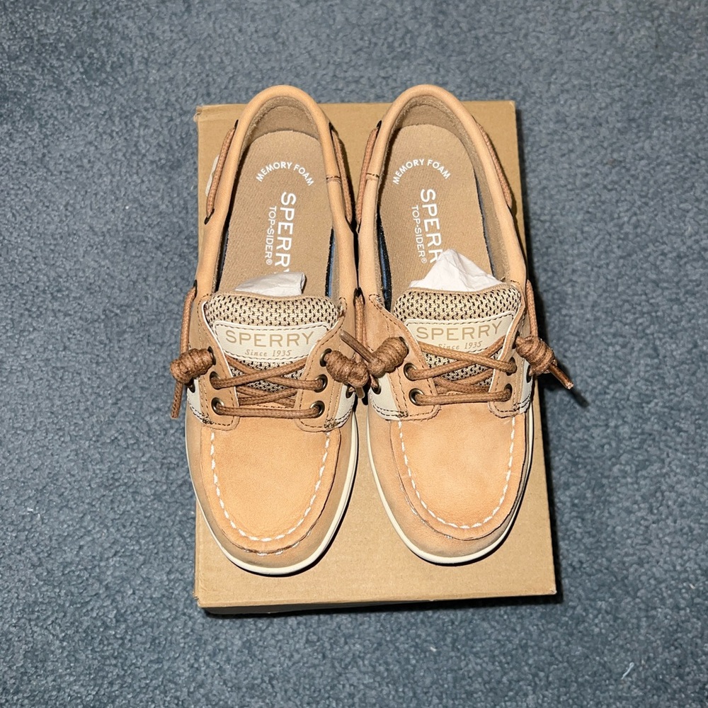Sperry Shoresider 3 Eye Boat Shoe - Girls/Kids Size 12.5